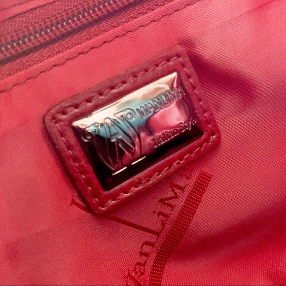 Wanlima Italian Style Handbag /Maroon - Picture 5 of 7